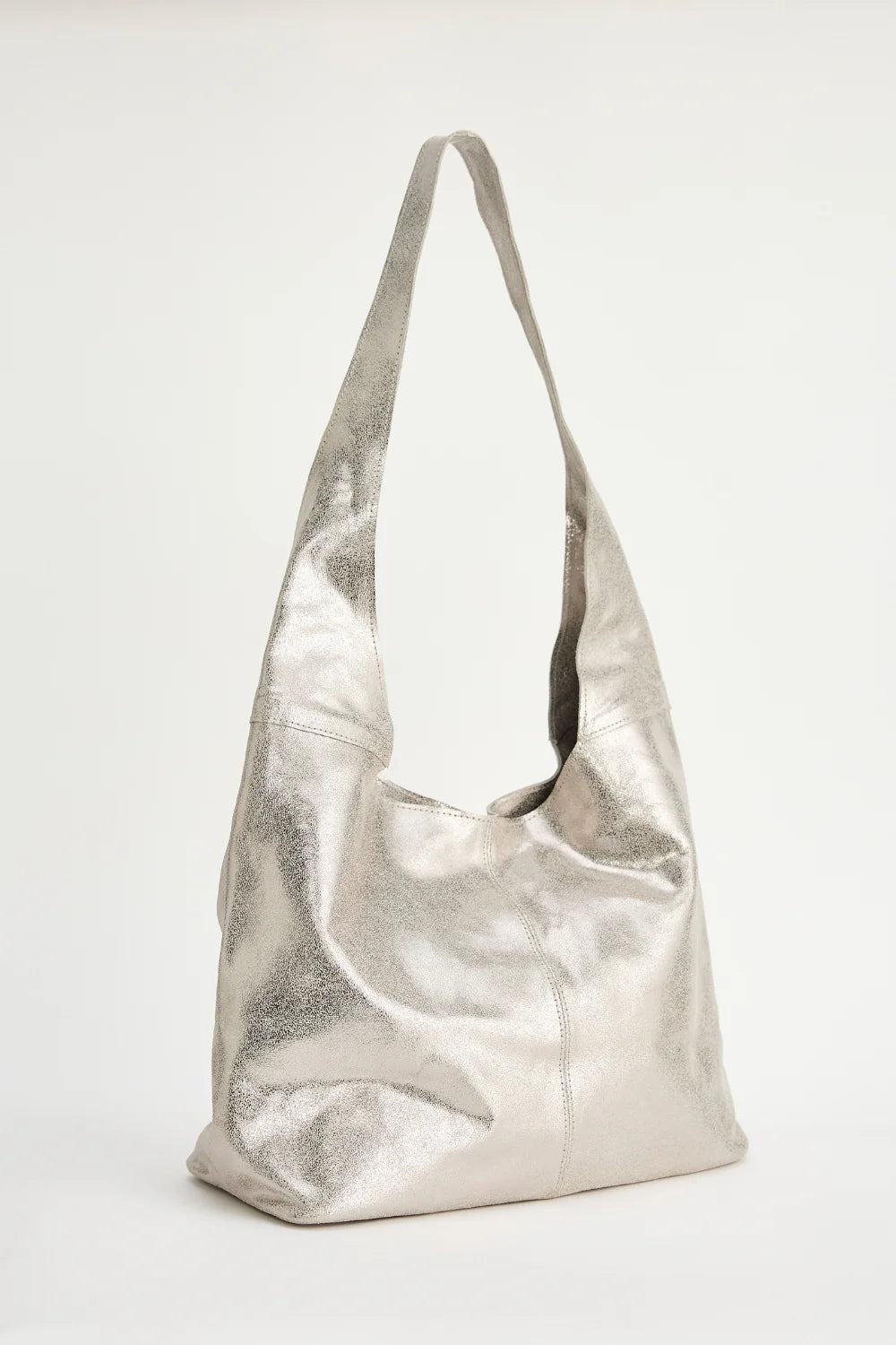 Carrie Hobo Bag | Silver