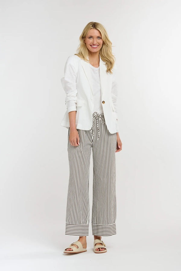 Harrison Stripe Pants | Cocoa