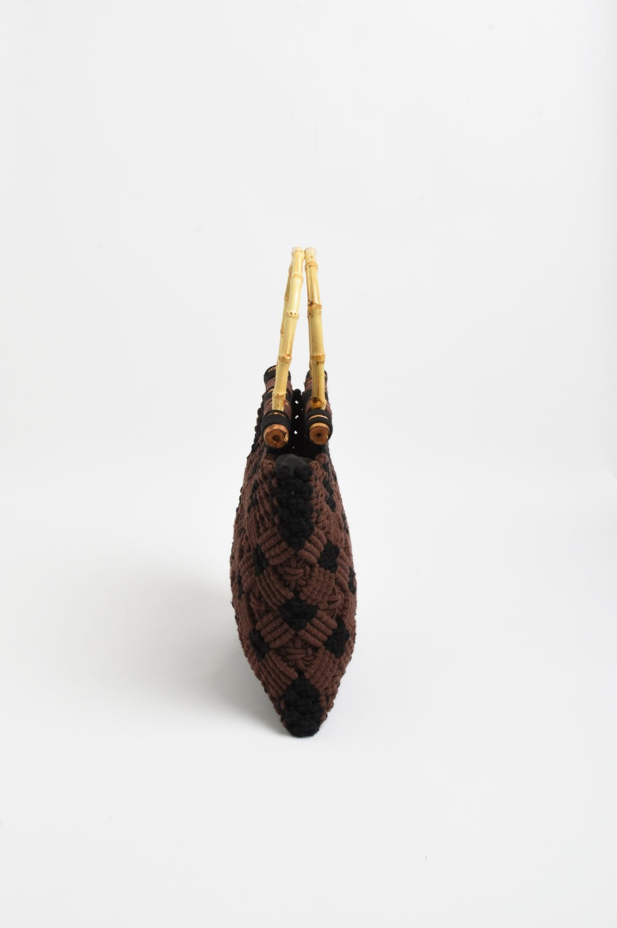 Brittney Crochet Bamboo Handle Bags