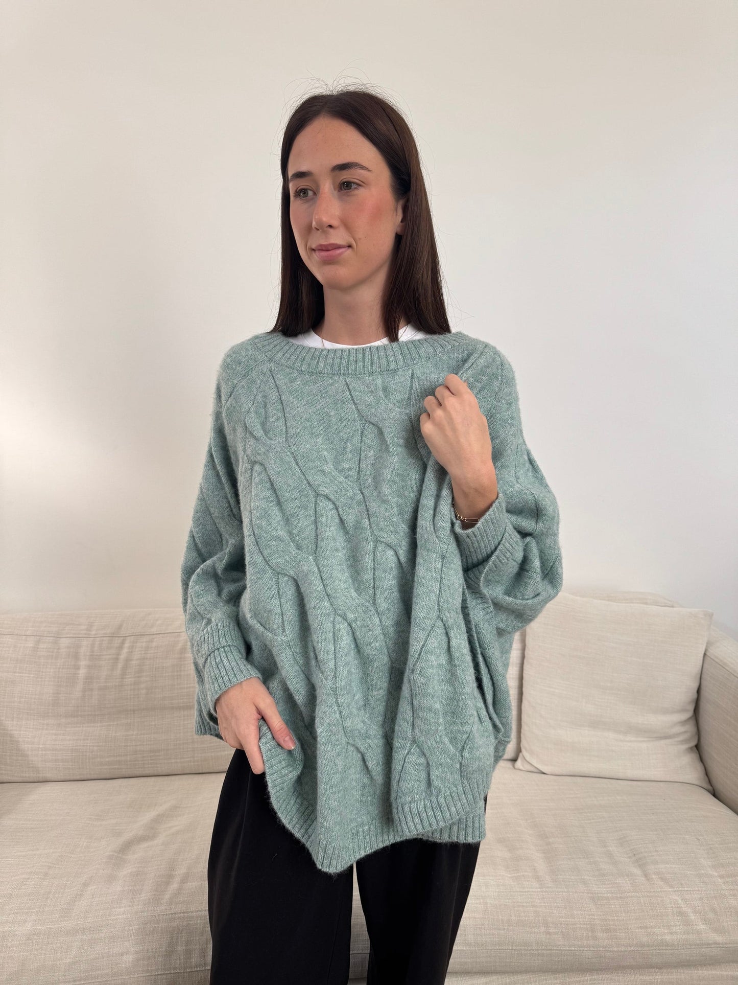 Chunky Oversized Poncho