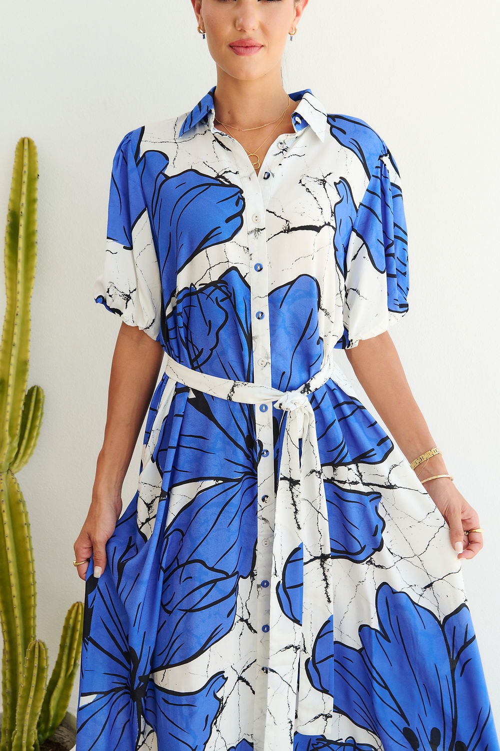 Poppy Dress | Blue Hibiscus