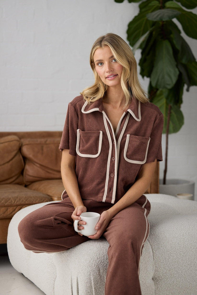 Floor Plan Shirt | Coffee