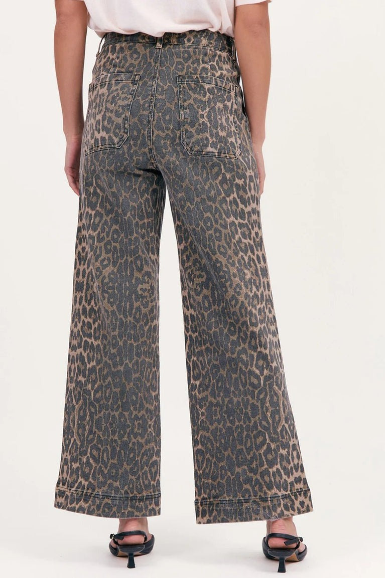 Evie Leopard Print Jeans