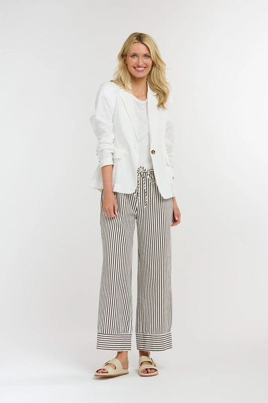 Harrison Stripe Pants | Cocoa
