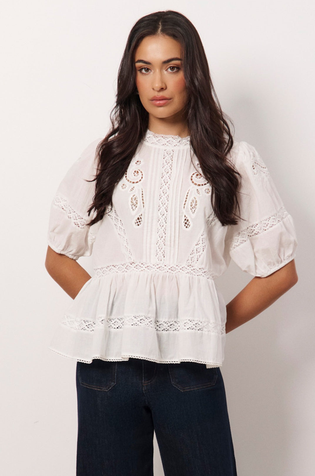 Ophelia Boho Peplum Top