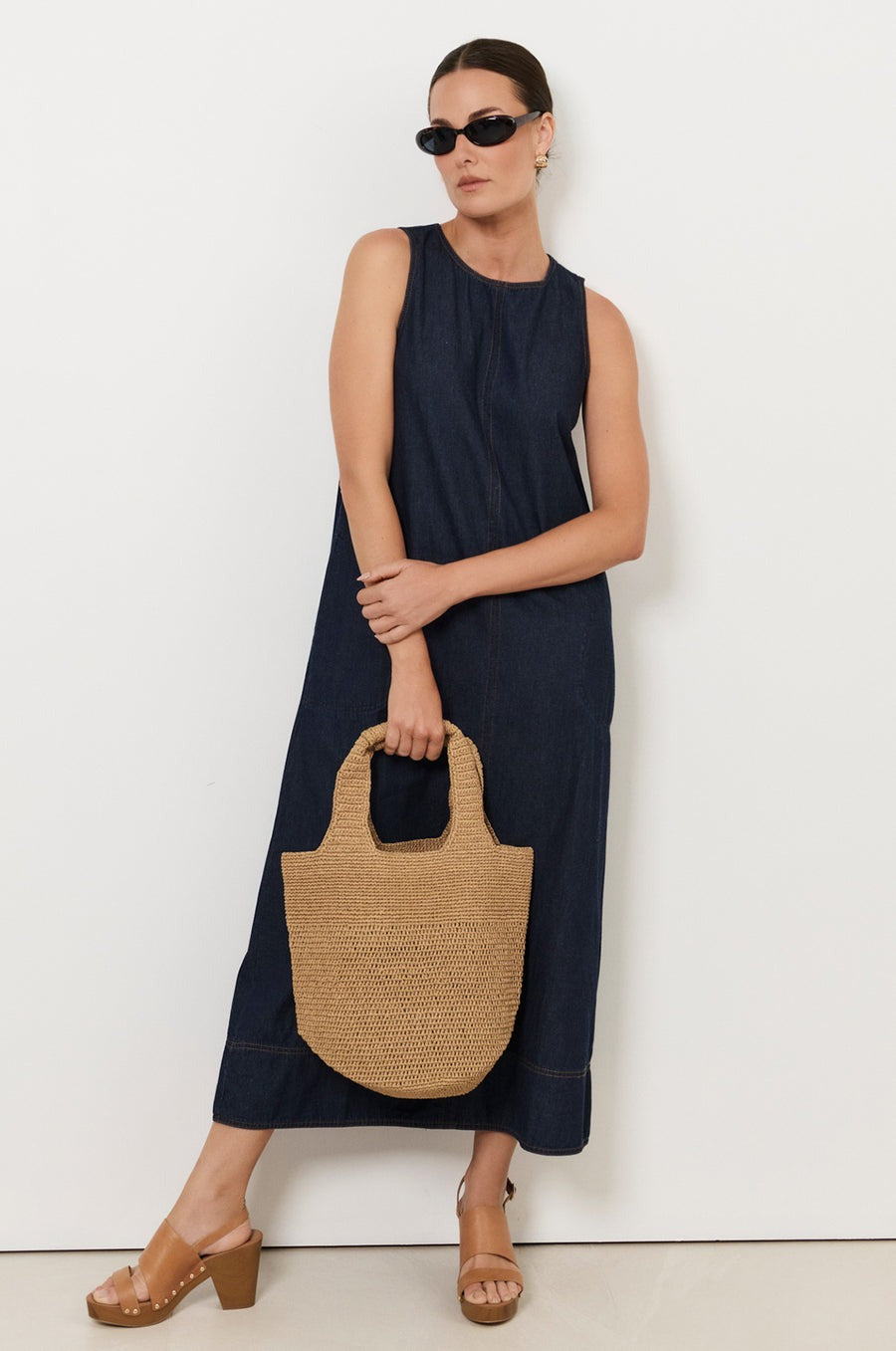 Sia Natural Weave Tote