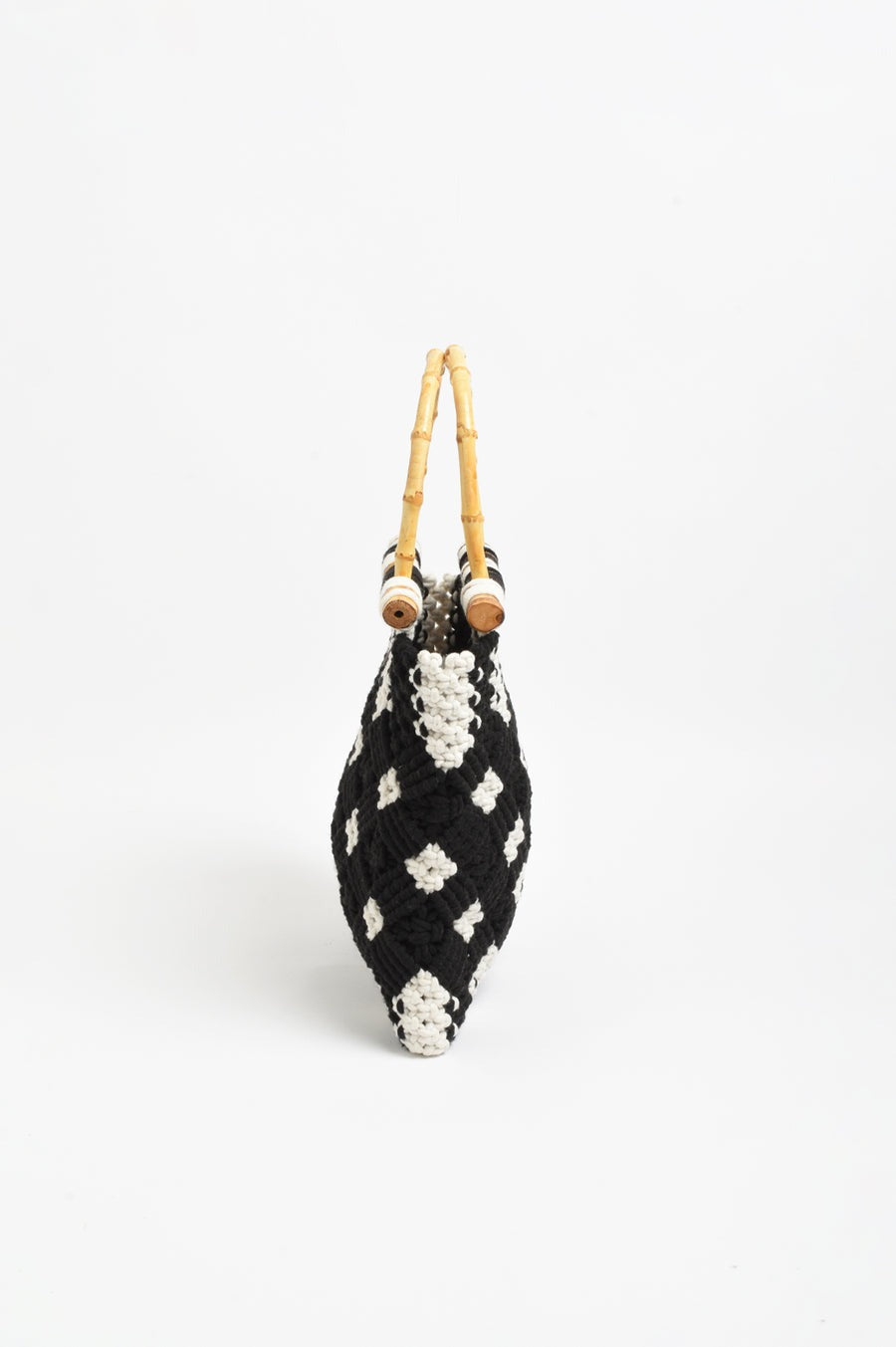 Brittney Crochet Bamboo Handle Bags