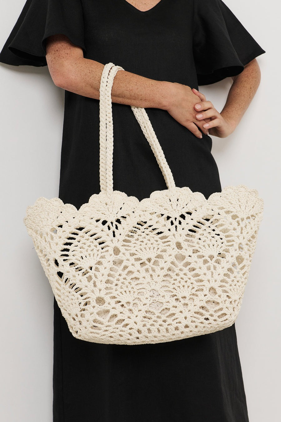 Patterned Weave Basket Totes
