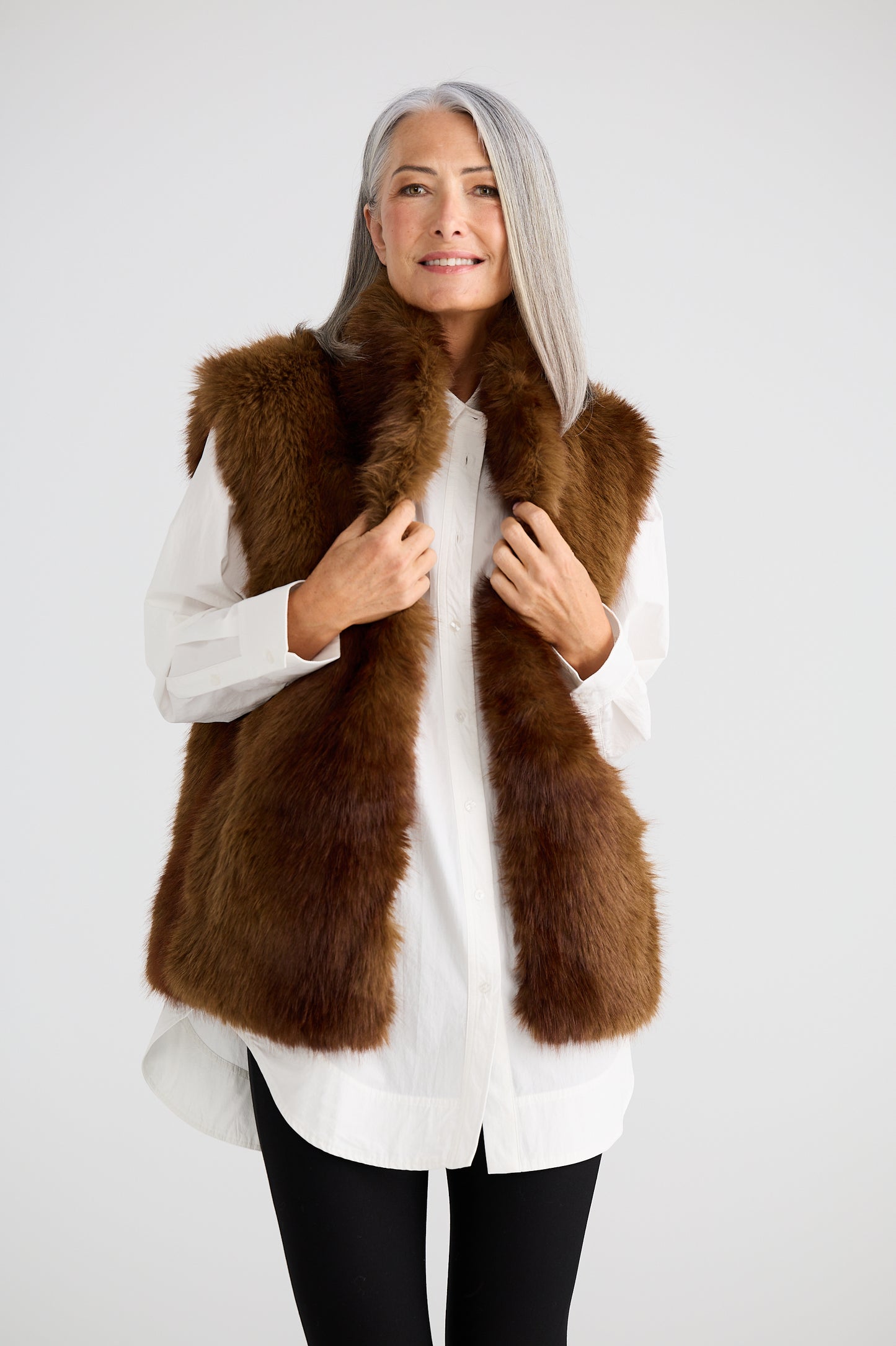 Vivienne Fur Vest | Mink