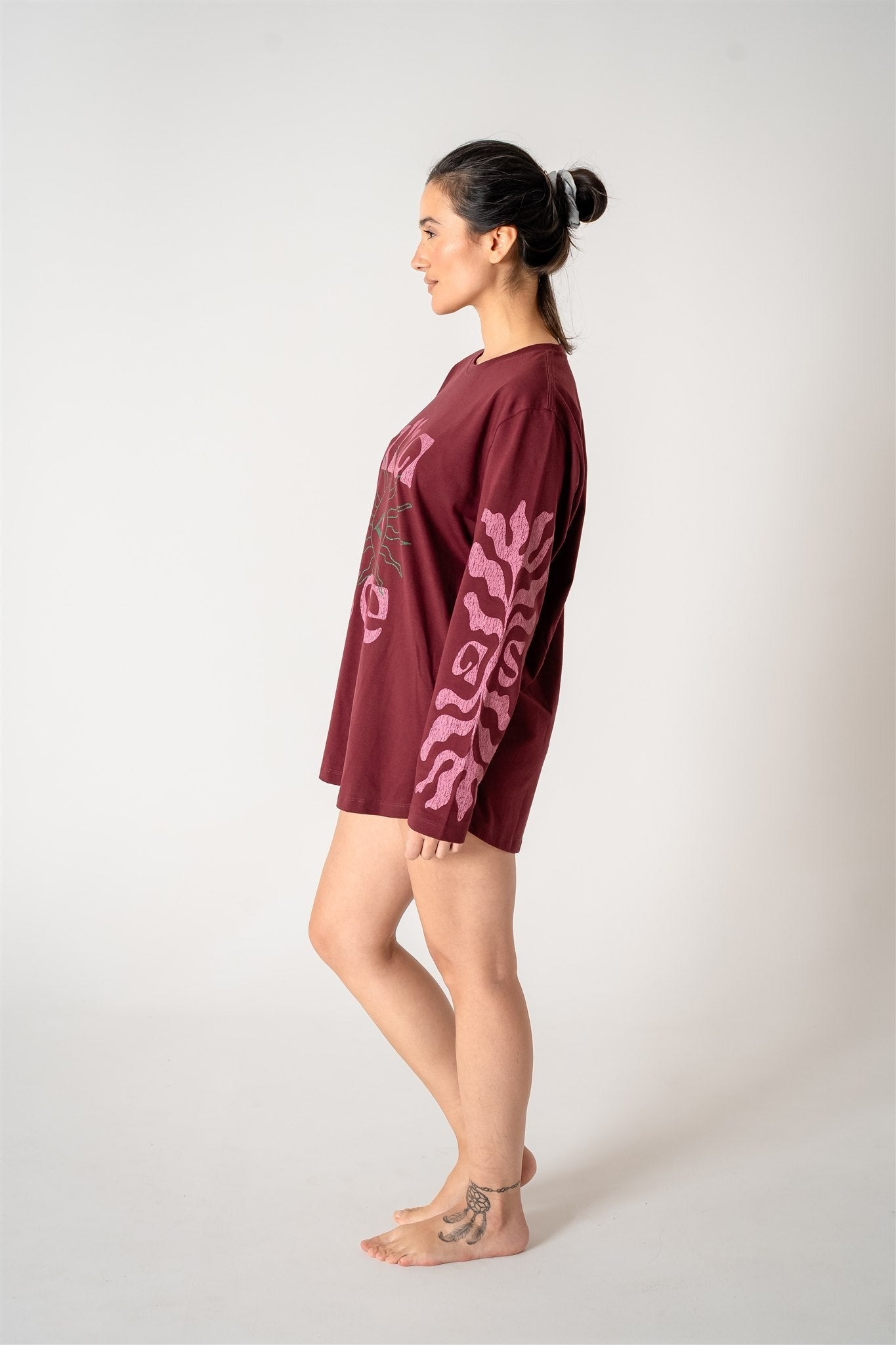 Capri Long Sleeve Printed Tee