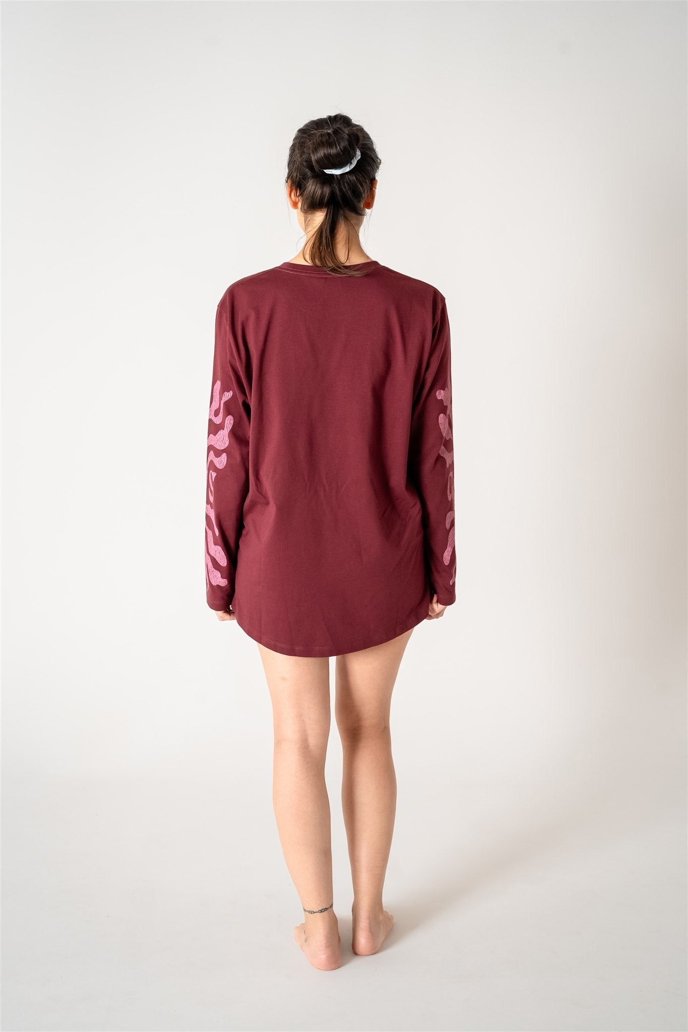 Capri Long Sleeve Printed Tee