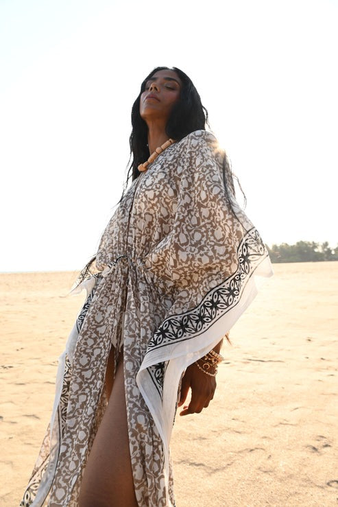 Asta Kaftan | Taupe Inca
