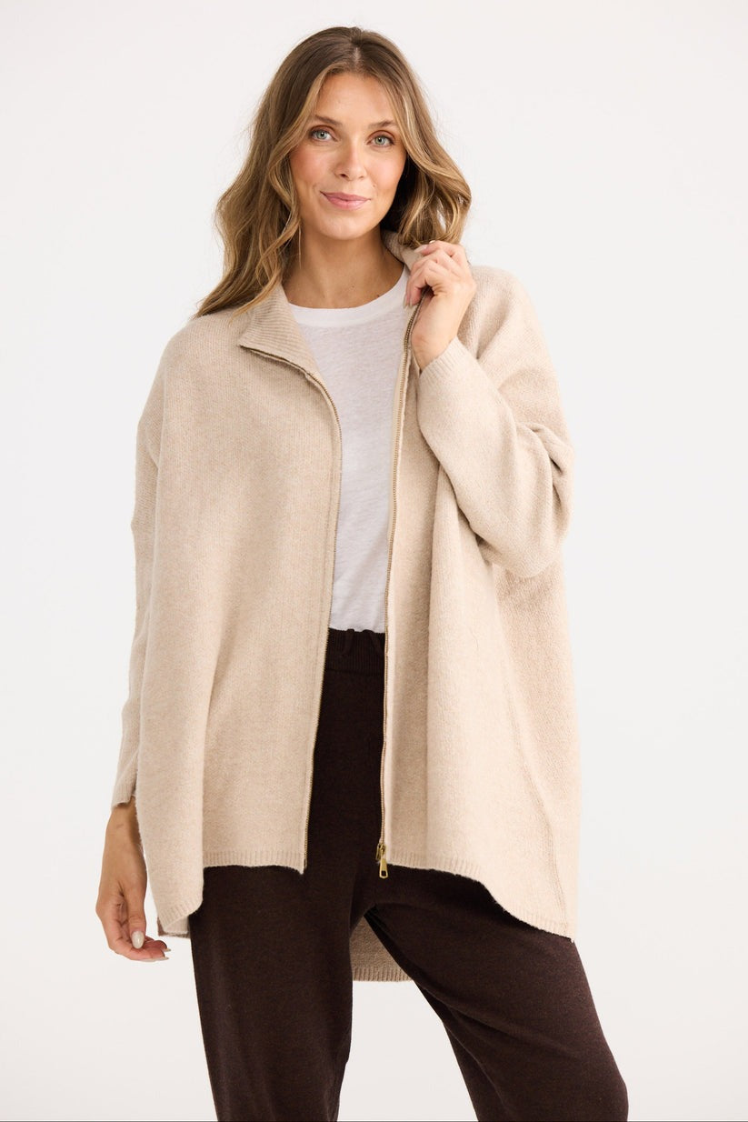 Woodside Poncho | Oat