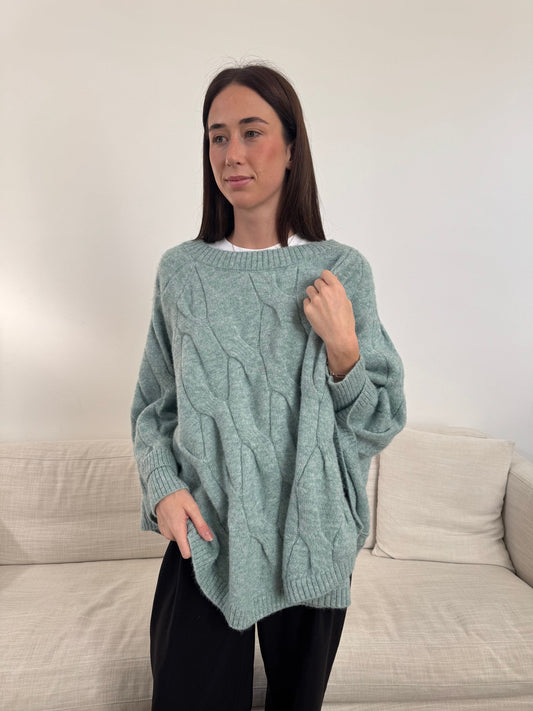 Chunky Oversized Poncho