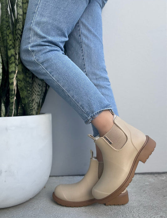 Cooma Boot | Sand & Vintage Green