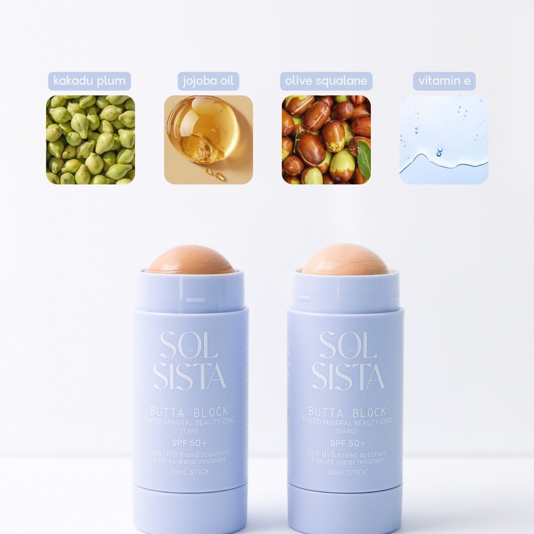 Butta Block Tinted Mineral Sunscreen Balm