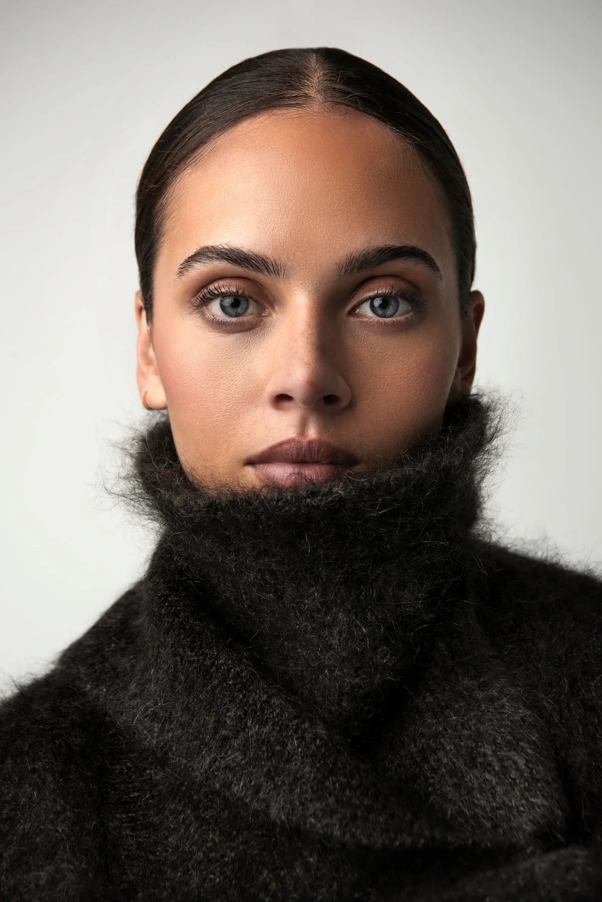 Lerwick Funnel Neck Vest | Clove