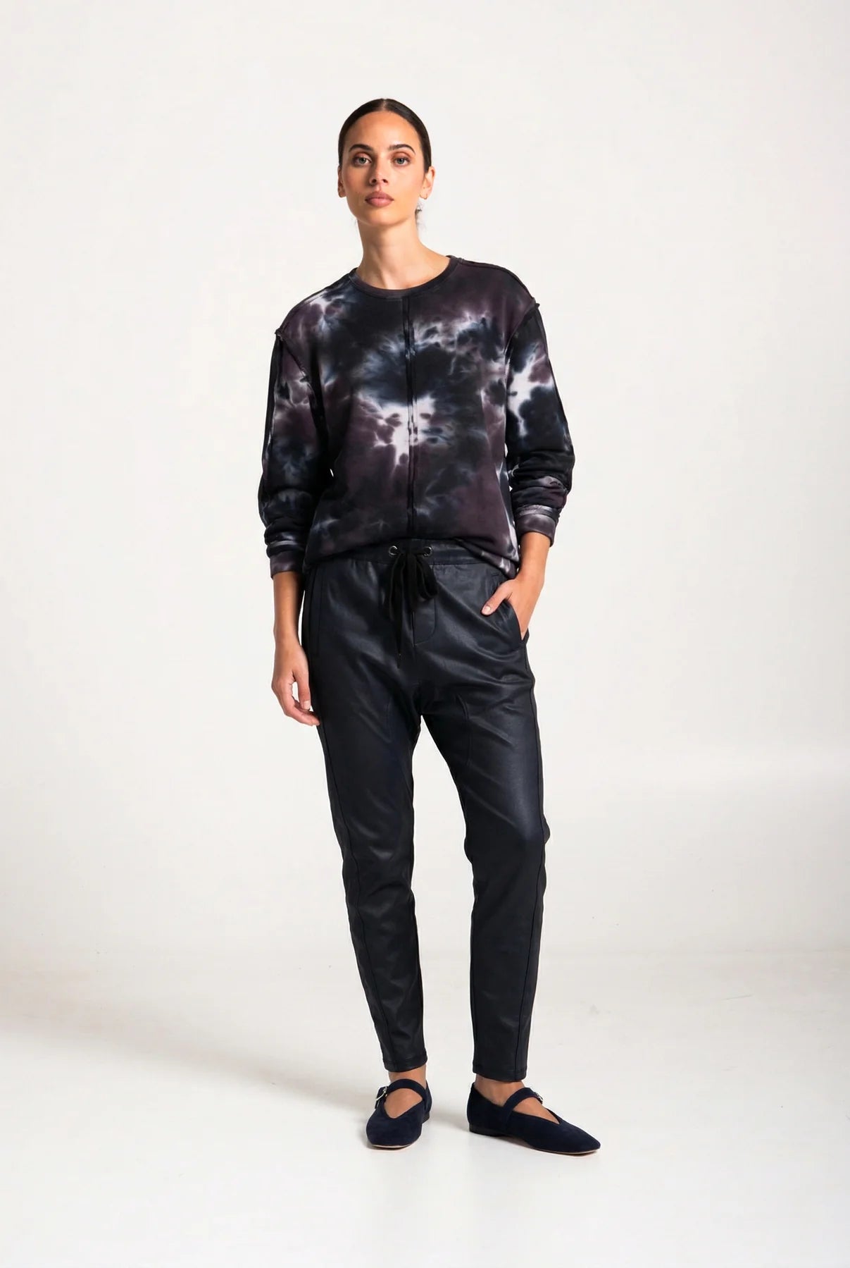 Norfolk Cotton Relaxed Sweat Top | Geode