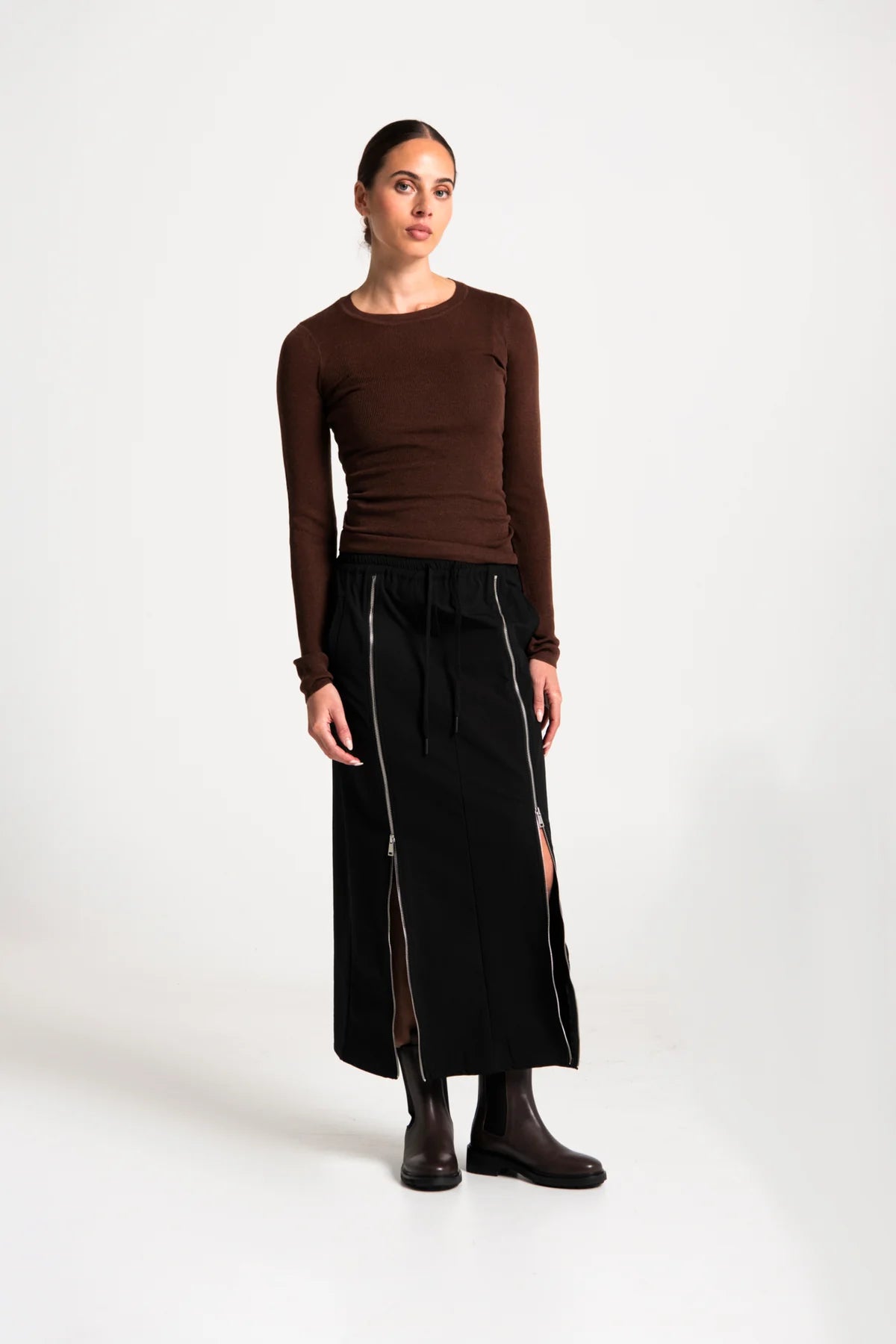 Berlin Merino Round Neck Top