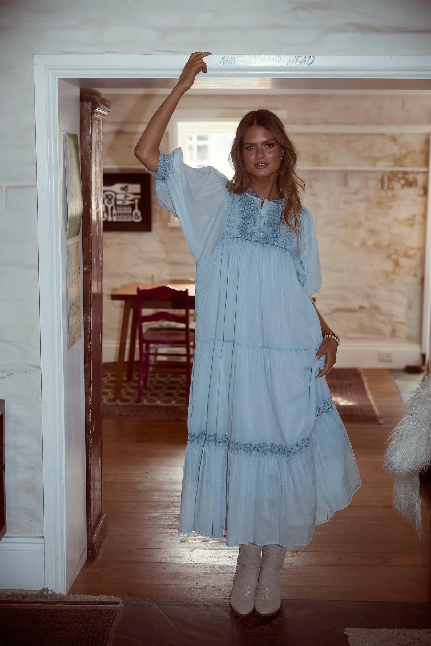 Phoebe Dress | Light Blue