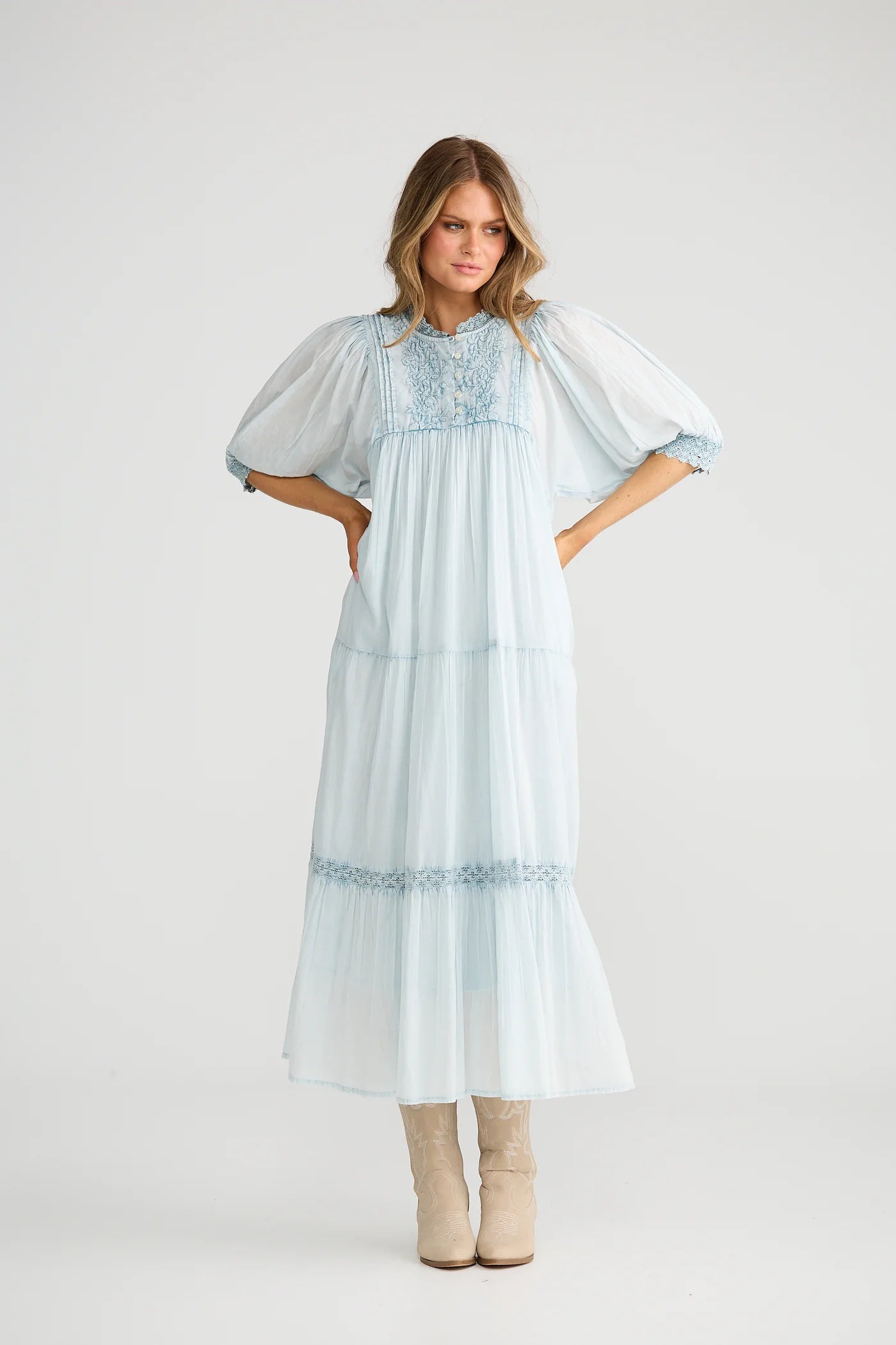 Phoebe Dress | Light Blue