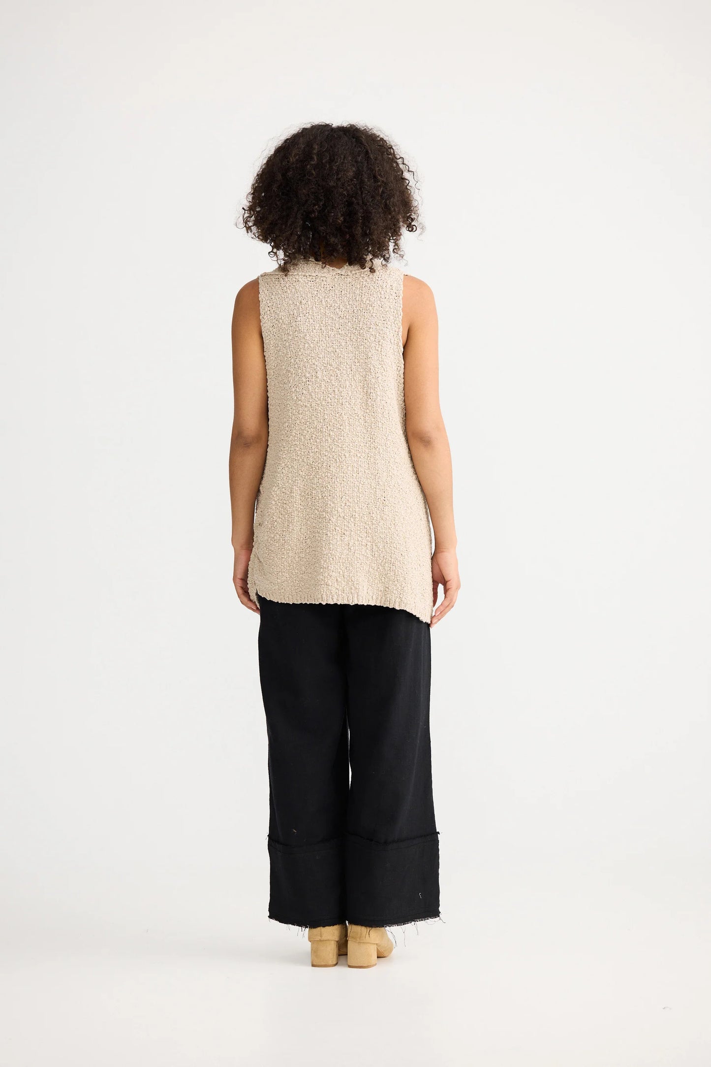 Tova Knit Tank | Latte