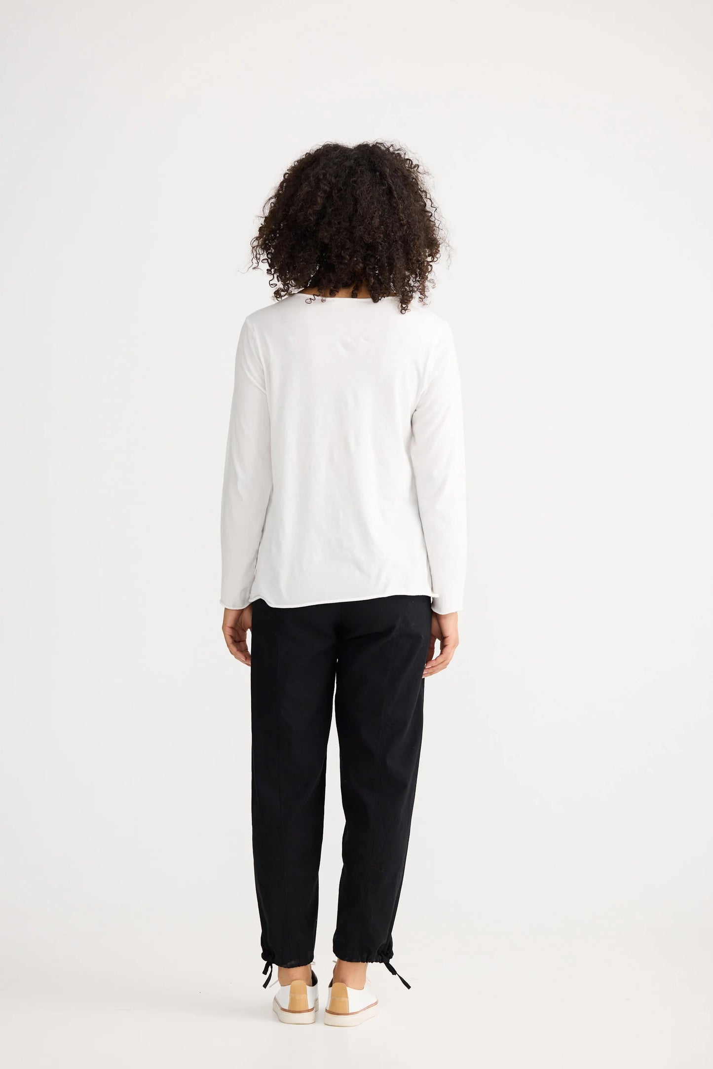 Kasai Long Sleeve Top | Ivory