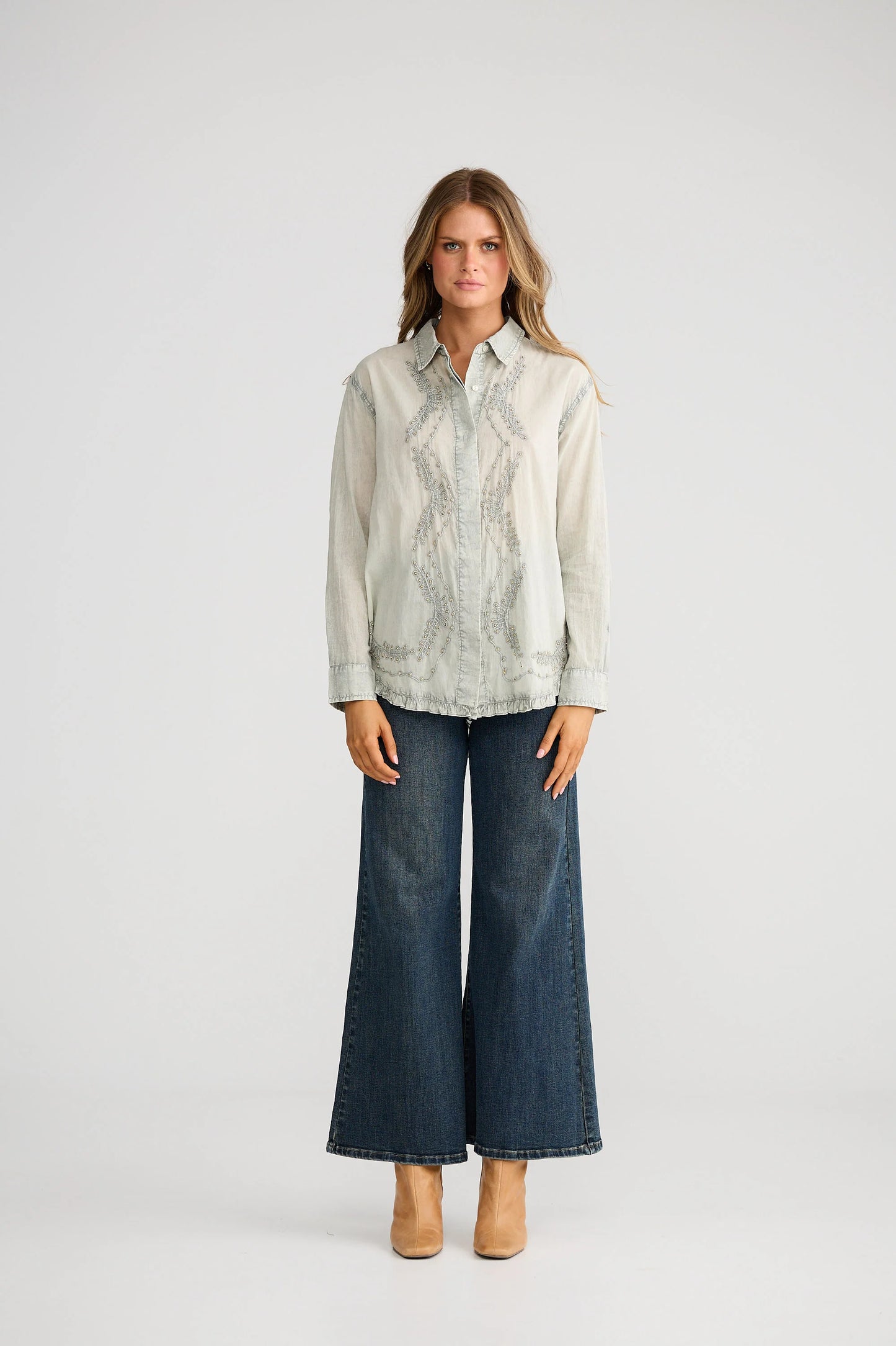 Sienna Shirt | Moss