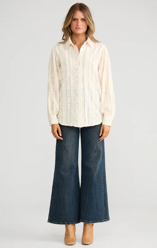 Flower Child Shirt | Ivory