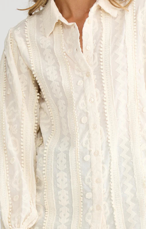 Flower Child Shirt | Ivory