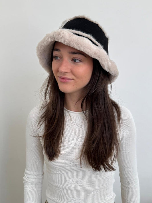 Sherpa Fleece Bucket Hat
