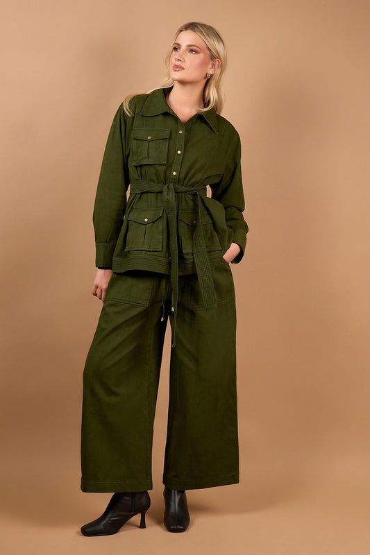 Aly Pant | Bottle Green