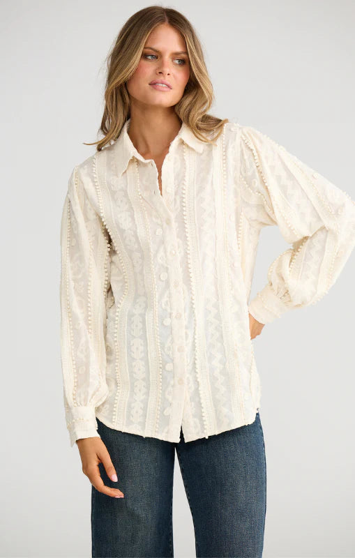 Flower Child Shirt | Ivory