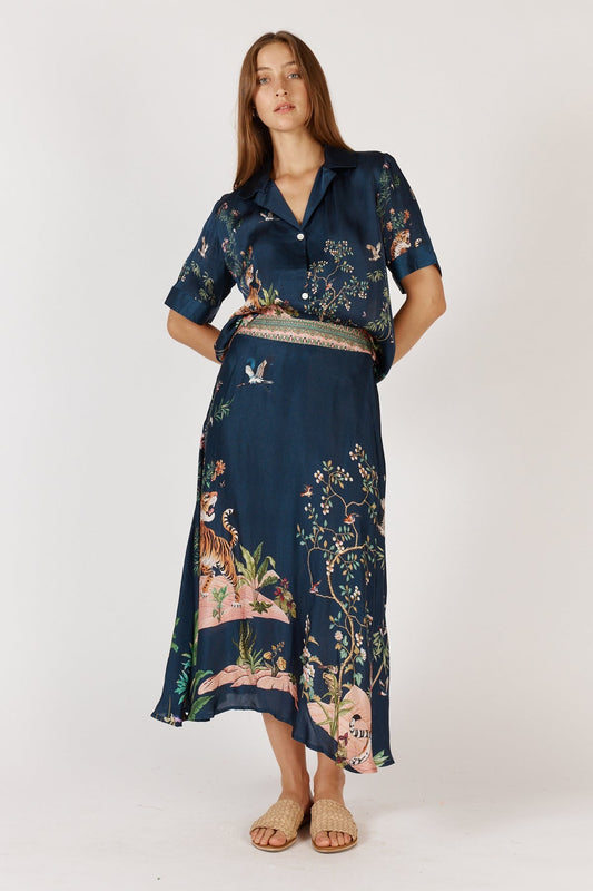Machali Skirt | Navy